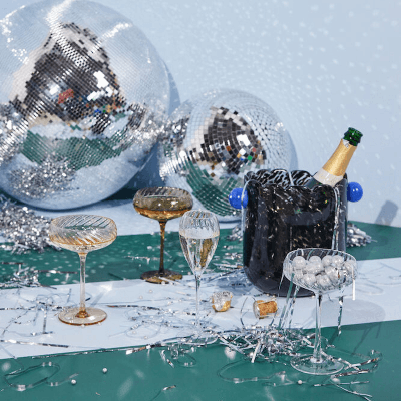  Champagne glass Opacity, 2-pk - Clear