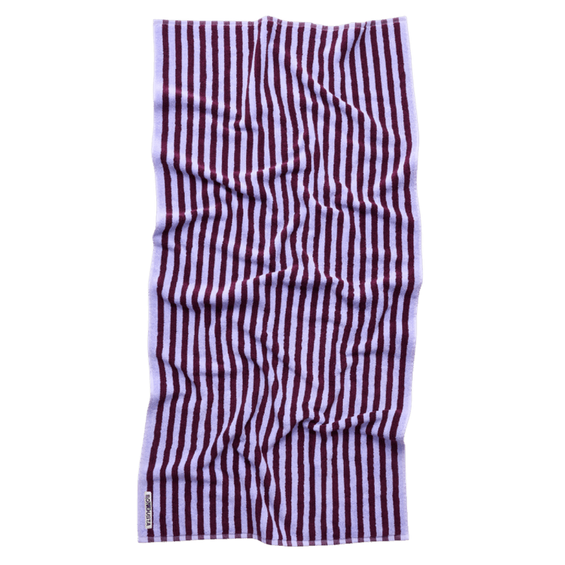 Naram håndkle -  Wine & lavender blue
