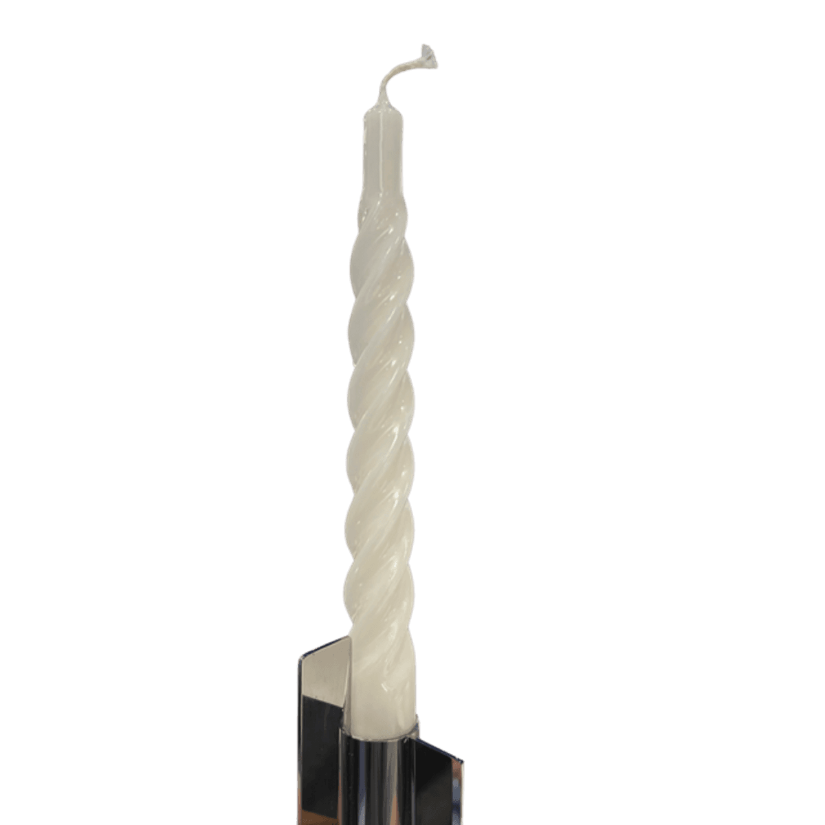 Candles with a Twist  - Matt Creme 1 stk