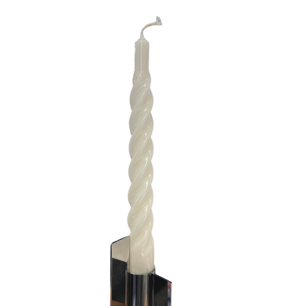 Hovedbilde Candles with a Twist  - Matt Creme 1 stk