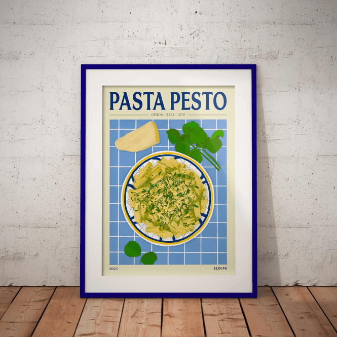 Hovedbilde Elin PK Pasta Pesto Food Poster