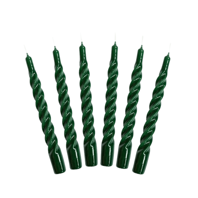 Hovedbilde Candles with a Twist - Green 1stk