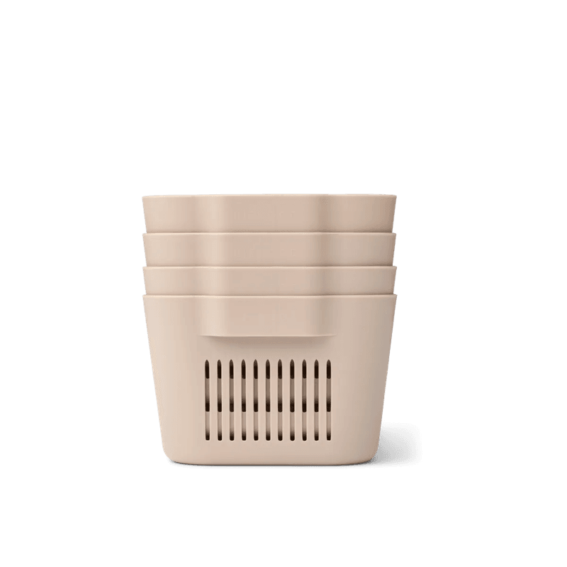 Makeeva oppbevaringskurv Mini 4 pk