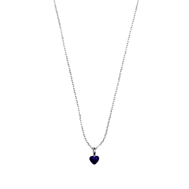 Enamel Amore smykke sølv - Indigo