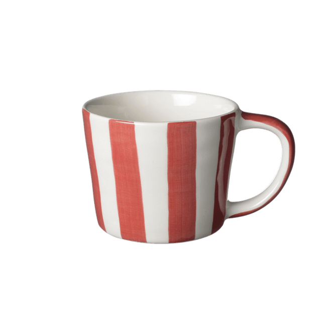Hovedbilde Capri Cappuccino krus - Red java stripe