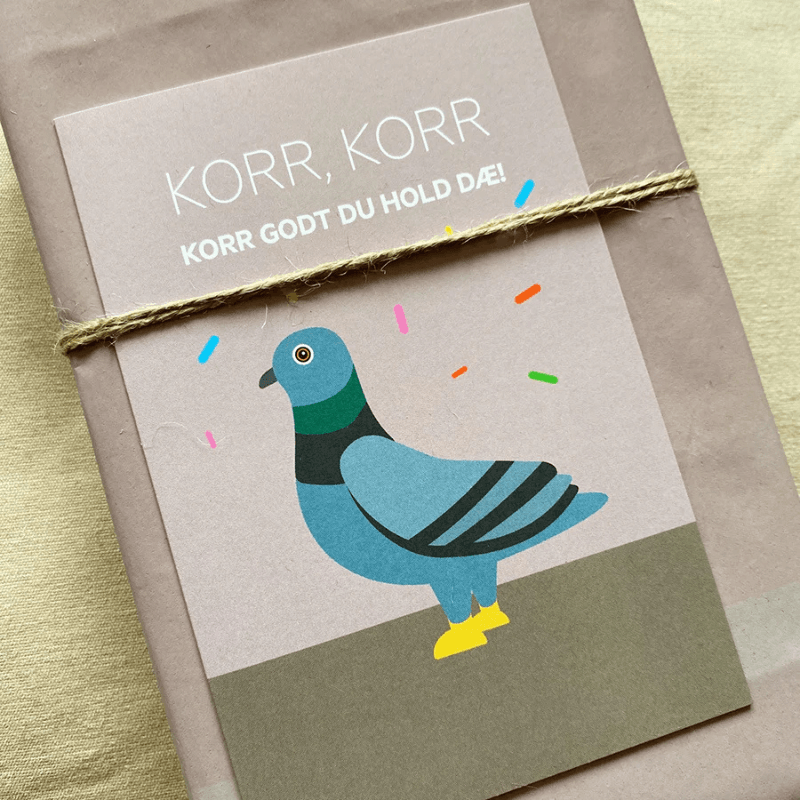 Kort - Korr godt du hold dæ, rosa
